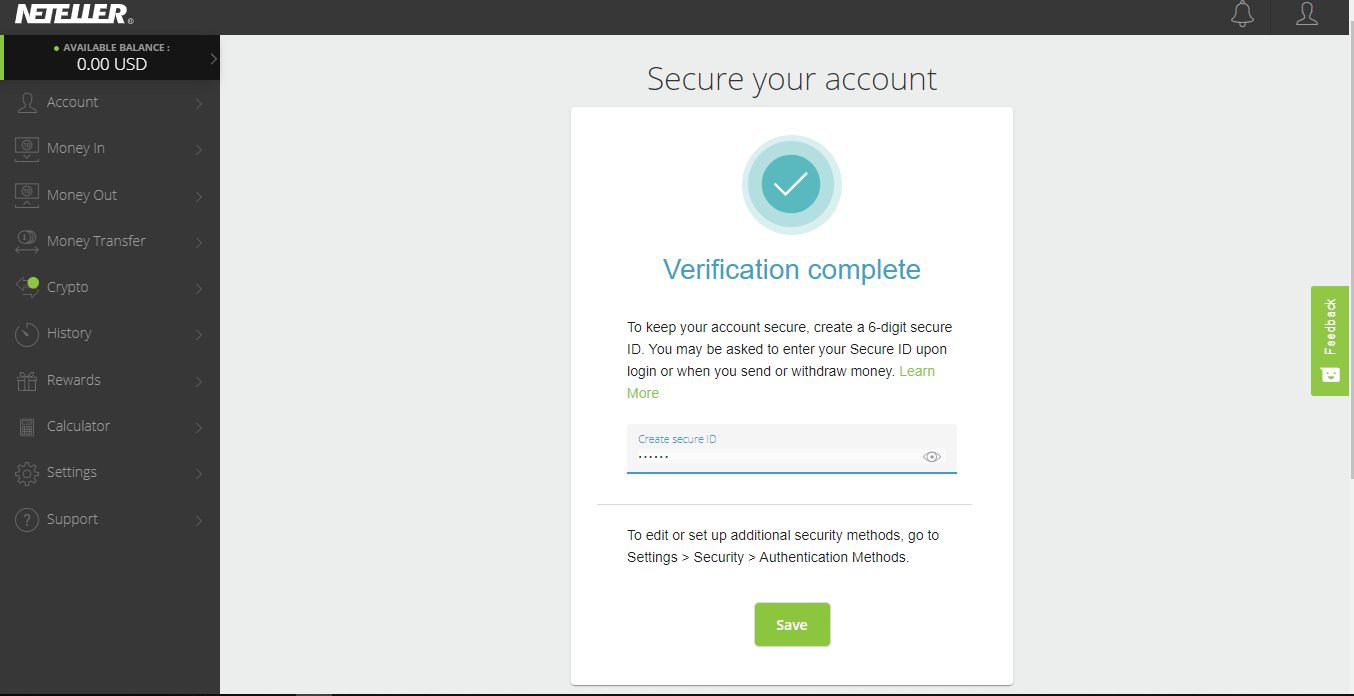 Neteller verification