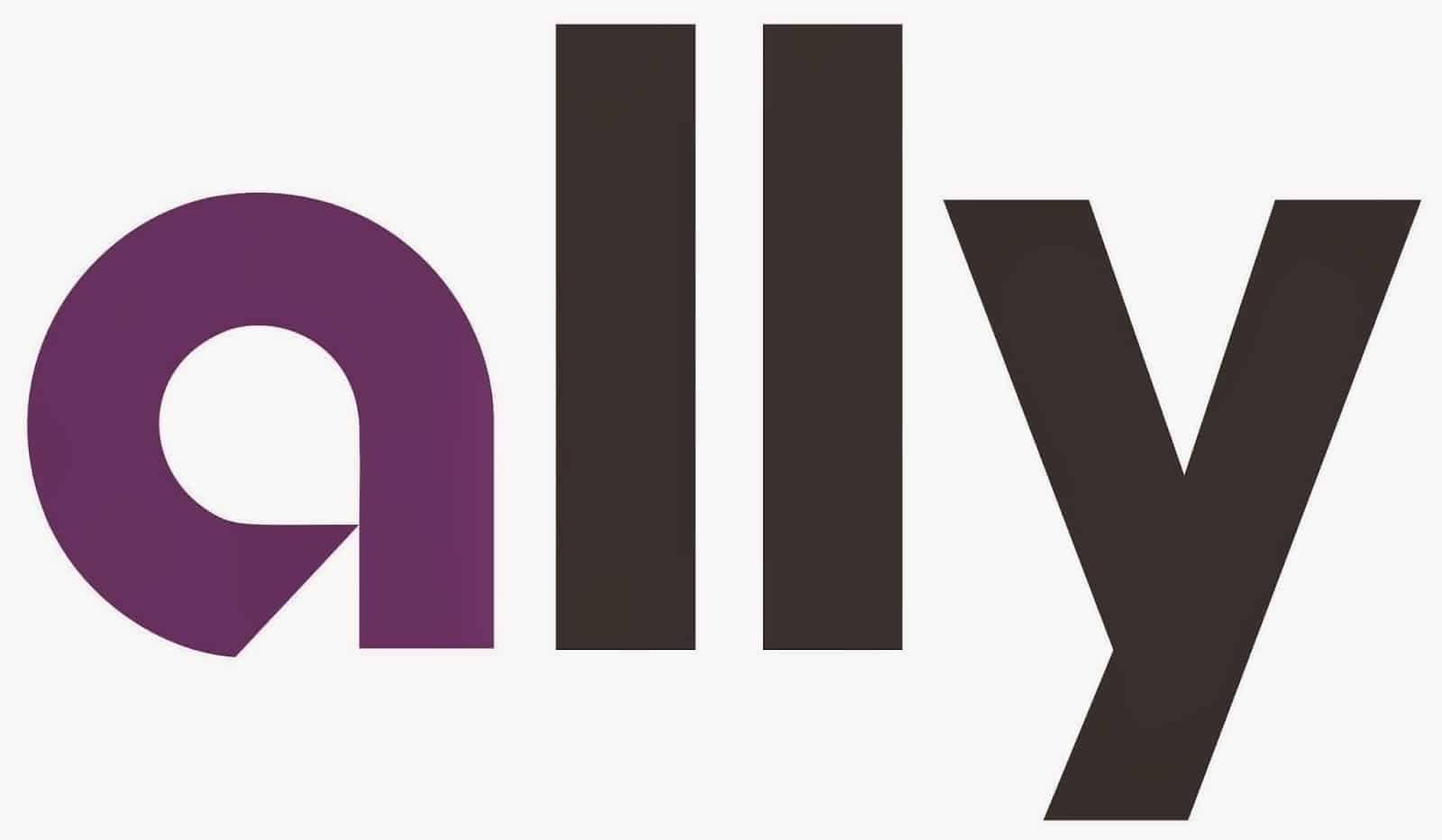 Ally trader app in purple and black colors