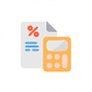Calculator, percentages and form illustrating a Tax-Advantaged account | Learnbonds
